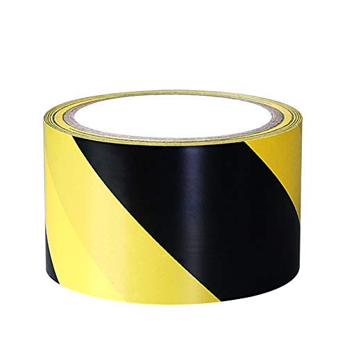 Safety Tapes 70mm x 20m Black/Yellow Hazard Warning Tape Adhesive