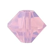 Swarovski Crystal, #5328 Bicone Beads 3mm, 25 Pieces, Rose Water Opal