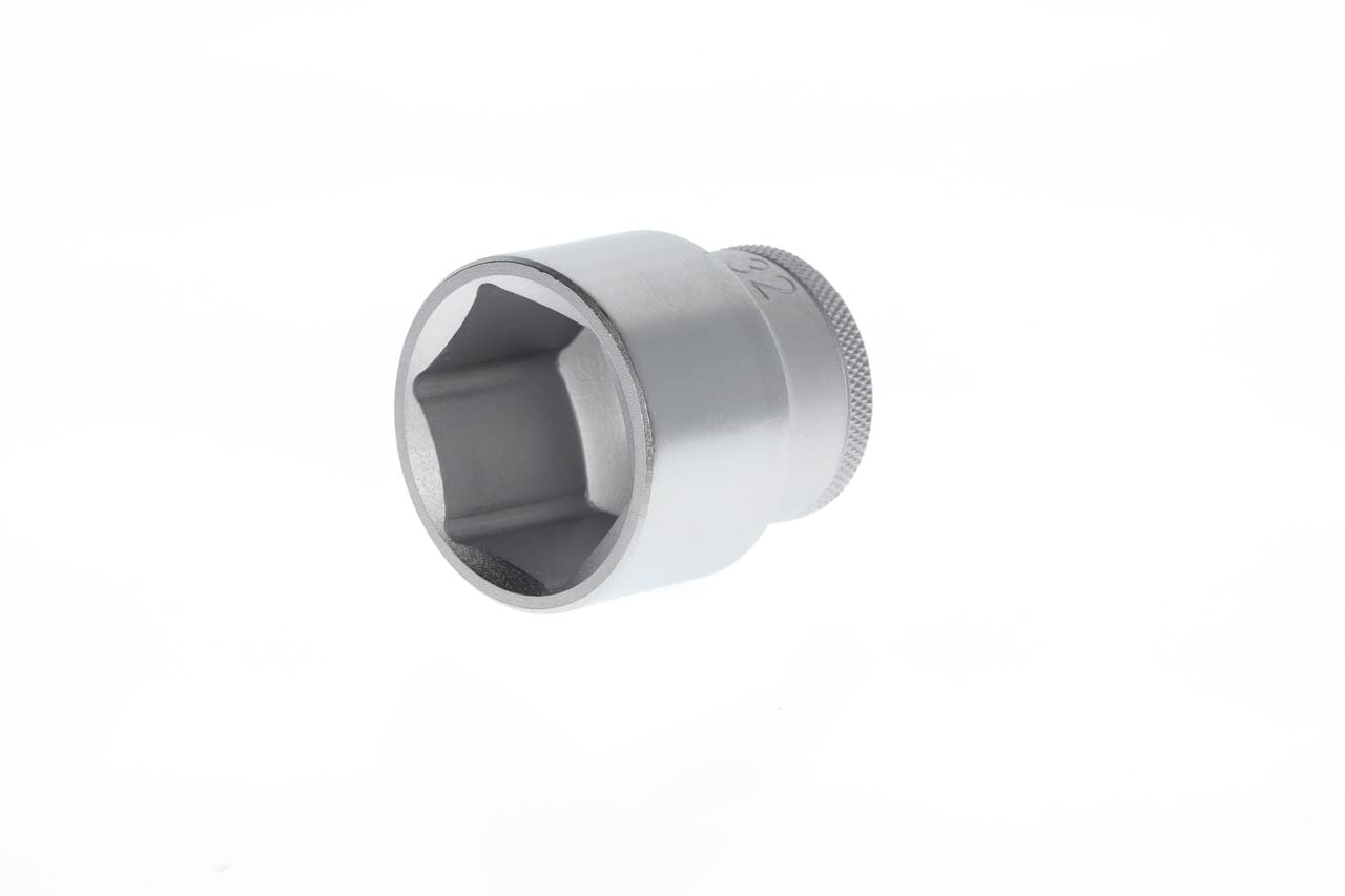 GEDORE Socket, 1/2" 12.5 mm drive, Hexagonal, 32 mm width, Tool, 19 32, Chrome-plated steel