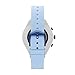Fossil Women's Gen 4 Sport Heart Rate Metal and Silicone Touchscreen Smartwatch, Color: Blue (FTW6026)