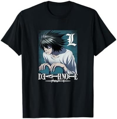 Amazon.com: Death Note Old English L Anime T-Shirt : Clothing
