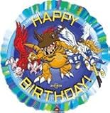 Digimon Digital Monsters Happy Birthday Mylar Foil Balloon - Party Supplies