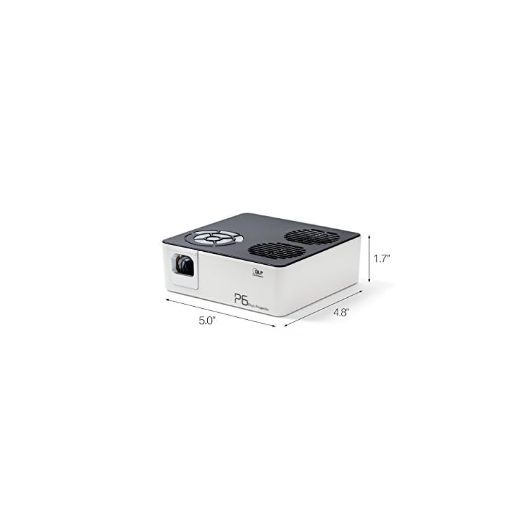 AAXA P5 LED Portable Pico Projector, 300 Lumen, 1280x720P