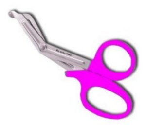 Princess Care First Aid EMT EMS Trauma Shears Utility Scissors 7.5", Pink - 420 Stainless Steel
