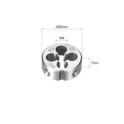 uxcell M6 X 1.0 Metric Round Die, Machine Thread