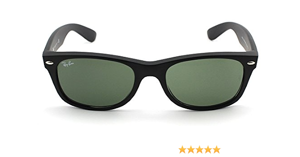 Ray-Ban womens Rb2132 New Wayfarer sunglasses, Black Rubber Frame/Crystal  Green Lens 622, Medium US : Buy Online at Best Price in KSA - Souq is now  Amazon.sa: Fashion