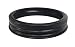 THINKCHANCES Food Safe and BPA Free Matt Black Aluminum Screw Rust Resistant Metal Rings/Bands for Mason, Ball, Canning Jars (12 Pack, Regular Mouth) primary