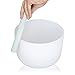 Crystal Singing Bowl F Note Heart Chakra 10 Inch, Suede Mallet Included, Highest Quality Sound and Material