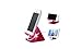Ctronics® Portable Durable Aluminum Cell Phone Holder Multifunctional Metal Stand Amount for Apple iPhone 6 Plus 5S 5C 5 4S 4 3 3GS iPod touch Blackberry Samsung Galaxy Note 3, 4, 8.0 10.1, S5, S4, S3; Google Nexus 4,5,6, 7, 9, 10; HTC One (M8),Lenovo (Magenta)