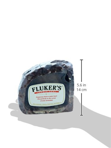 Fluker's Food and Water Reptile Corner Bowl, Medium 6