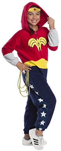 Rubies Girls Dc Superheroes Girl's Wonder Woman One-piece Costume JumpsuitCostume
