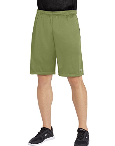 Champion Men's Double Dry Select Short, Vineyard Green/Black, 2XL