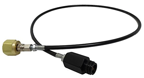 Palmer Pneumatics Soda Maker to Large external CO2 Tank (CGA 320 Valve) 4' Hose with Quick Disconnect