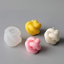 NOA 2 PCS Candle Mold Creative Knot Shape Magic
