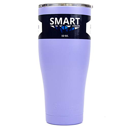 Tumbler 32 oz Lilac - Ultra-Tough Double Wall Stainless Steel Premium Insulated Cup - Keep Coffee and Ice Tea or Beer - Ultimate Set - Leak-Proof + Sliding Lid + Straw + Brush + Gift Box, Lilac - Thumbnail 2