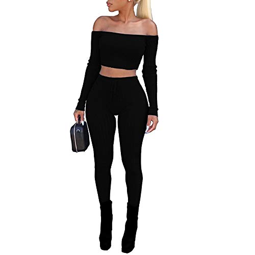 image for Xinantime Womens Lightweight 2 Piece Sports Outfit Tracksuit Shirt Sho