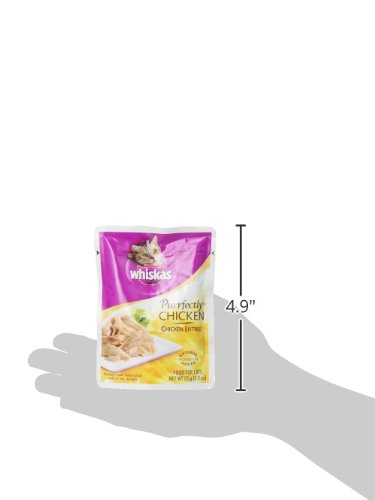 WHISKAS PURRFECTLY CHICKEN WET CAT FOOD CHICKEN ENTREE FLAVOR 3 OUNCES (24 COUNT)
