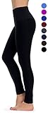 Prolific Health High Compression Women Pants Yoga Fitness Leggings (Large/X-Large, Black)