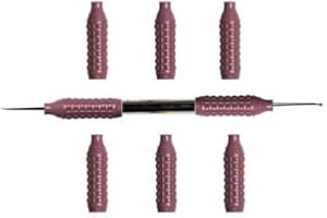 AmeriCan Goods Dental Instrument Silicone Color Code Grips for #2 & #4 Handle Hot Autoclavable up to 375F° Pro Dental Supply (202IGS) (Mauve)