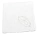 Classic and Regal Initial Embroidered Cotton Handkerchief
