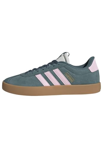 Donna VL Court 3.0 Shoes, Preloved Teal/Clear Pink/Gold Metallic, 38 EU