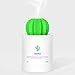 AmuseNd USB Cool Mist Humidifier, Mini Size Cactus Humidifier for Bedroom Home Office Car 280ml 50ml/h with Timed auto Shutdown (White)