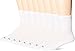 MediPeds Men’s Diabetic Extra Wide Non-Binding Top Crew Socks with COOLMAX Fiber, 8-Pack, White, Shoe Size: 12-15