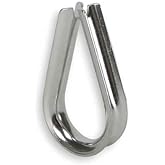 Wire Rope Thimble, 1/4 in, SS, PK25