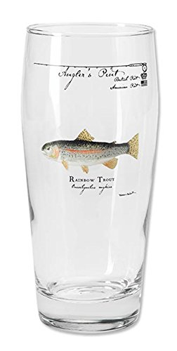 Orvis Angler's Pint Glass/Only Angler's Pint Glass, Each, Rainbow