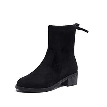 Shoe House Mädchen Mode Niedrigen Absatz Stiefel Winter Reitstiefel 37EU
