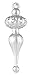 Safari Ltd. Christmas Designer TOOB - 8 Detailed Figurines: Christmas Tree, Stocking, Candy Cane, Ornament, Snowman, Sleigh, Gifts, and Santa - Educational Toy Figures For Boys, Girls & Kids Ages 3+
