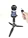 SOCIALITE Mini LED Photo Live Video Tabletop Ring Light Kit, Incl Tripod Stand, Selfie Stick Monopod, Bluetooth Remote, Universal Mounts iPhone 6 6s Plus Samsung & Large Smartphones Portable Dimmable