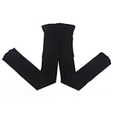 HDE Girl's Stockings Microfiber Opaque Footed Kids Tights