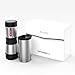 Portable Coffee Maker Barsetto Americano Coffee Machine for K-cup and Ground coffee Stainless Steel Coffeemaker with Double Wall Insulate Mug for Travel Picnic Hiking and Camping (Silver)