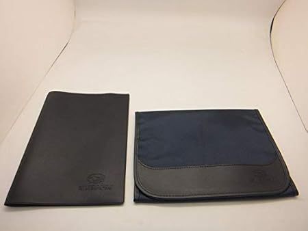 Amazon スバル 高級感のある取扱説明書入れと車検証入れ ポケット ケース カバー 車 バイク