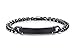 Personalized Engravable Stainless Steel Curb Chain ID Bracelets for Men Women, Custom Engrave Name Plate Identity ID Bar Bracelets, Customized Gift for Girl boy mom dad, Birthday Gift