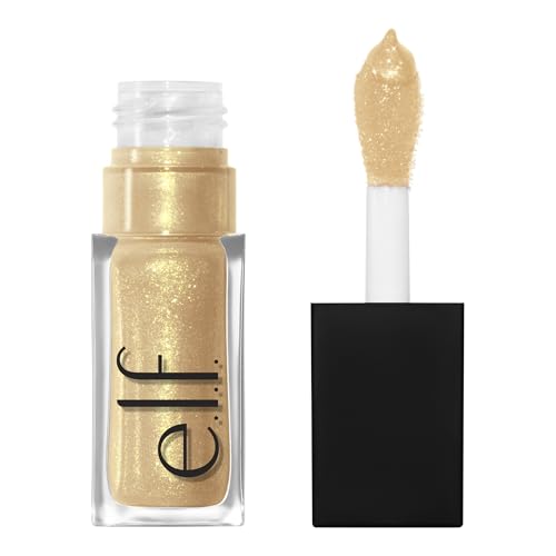 e.l.f. Glow Reviver Lip Oil, Nourishing and Hydrating with High-Shine Glimmer F…