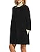 Meaneor Women 3/4 Long Sleeve Coat Wool Blended Slim Outerwear Winter Overcoat