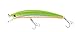 Yo-Zuri Crystal Minnow Suspending Lure, 5-1/4-Inch, Holographic Chartreuse