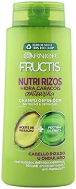 Fructis Garnier Fructis Nutri Rizos Contouring Champú Pelo Rizado u Ondulado - 700 ml