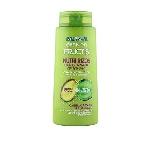 Fructis Garnier Fructis Nutri Rizos Contouring Champú Pelo Rizado u Ondulado - 700 ml