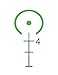 Trijicon ACOG 3 X 30 Scope Dual Illuminated Horseshoe/Dot .223 Ballistic Reticle, Green