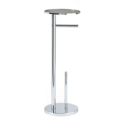 Better Living Products 54584 OVO Toilet Caddy with Tray, Chrome