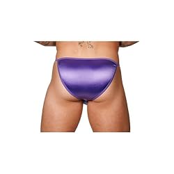 Body Aware Purple Satin Tanga Brief