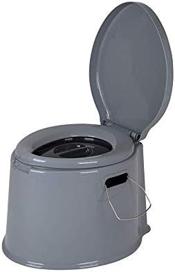 Humlin Grey Portable Loo Camping Toilet Camp Toilets for Adults Kids 5L | Festival Khazi