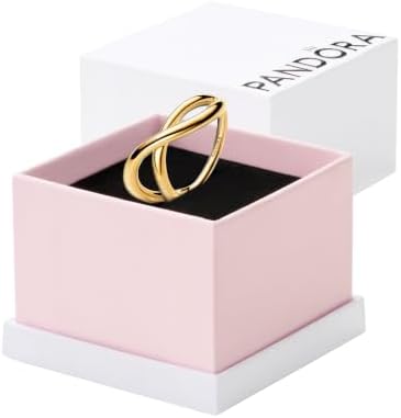 Amazon.com: PANDORA Signature Crossover Pavé Triple Band Ring