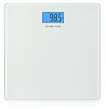BalanceFrom High Accuracy Basic Digital Bathroom Scale with Backlit Display and Step-On Technology