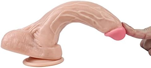 XSEG Ealistic Slicone Wand Soft Flexible and Skin-friendly 20.5cm with Suction Cup