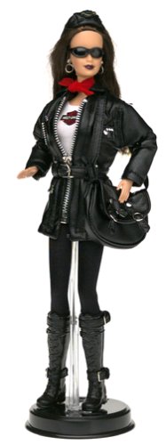 Amazon.com: Harley-Davidson Barbie #3 Brunette Barbie Doll Motorcycle