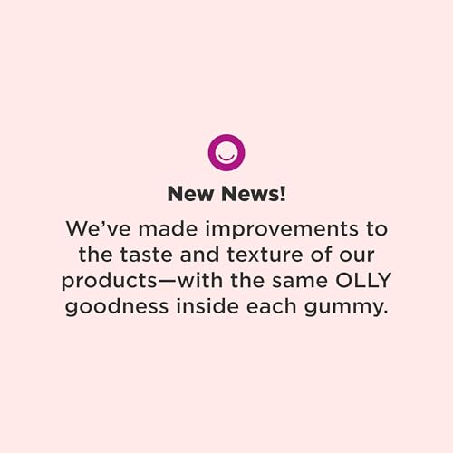 OLLY Teen Girl Multi Gummy, Healthy Skin and Immune Support, 15 Essential Vitamins, Biotin, Zinc, Calcium, Chewable Multivitamin, Berry Melon, 35 Day Supply - 70 Count